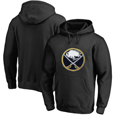 Buffalo Sabres Black Men's Customized All Stitched Pullover Hoodie