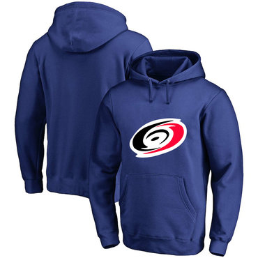 Carolina Hurricanes Blue Men's Customized All Stitched Pullover Hoodie