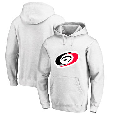 Carolina Hurricanes White Men's Customized All Stitched Pullover Hoodie