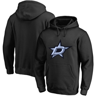 Dallas Stars Black Men's Customized All Stitched Pullover Hoodie