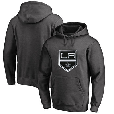 Los Angeles Kings Dark Gray Men's Customized All Stitched Pullover Hoodie