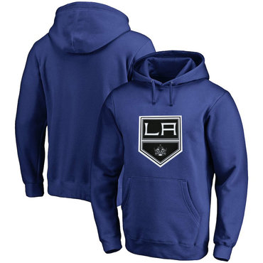 Los Angeles Kings Blue Men's Customized All Stitched Pullover Hoodie