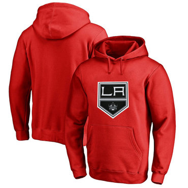 Los Angeles Kings Red Men's Customized All Stitched Pullover Hoodie