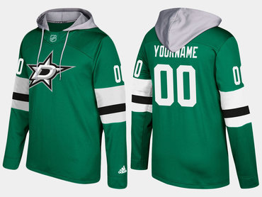 Adidas Stars Men's Customized Name And Number Green Hoodie