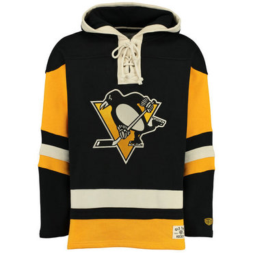 Penguins Throwback Men's Customized All Stitched Sweatshirt