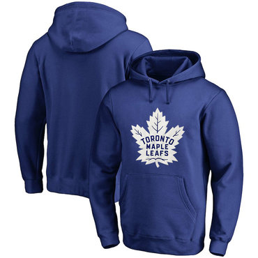 Toronto Maple Leafs Blue Men's Customized All Stitched Pullover Hoodie