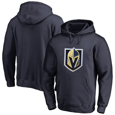 Vegas Golden Knights Navy Men's Customized All Stitched Pullover Hoodie