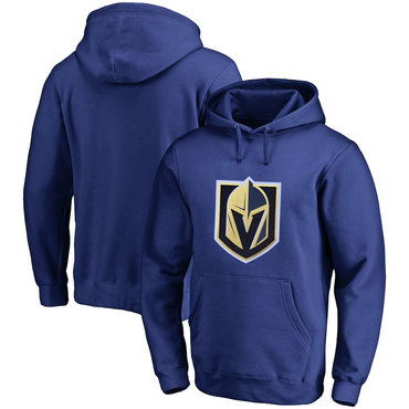Vegas Golden Knights Blue Men's Customized All Stitched Pullover Hoodie