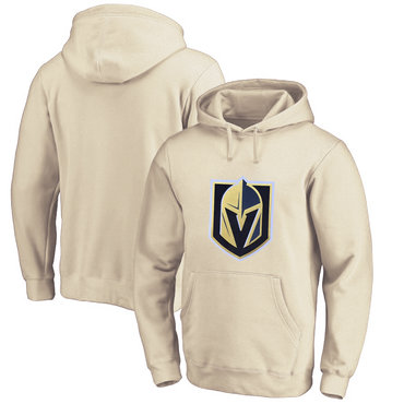 Vegas Golden Knights Cream Men's Customized All Stitched Pullover Hoodie
