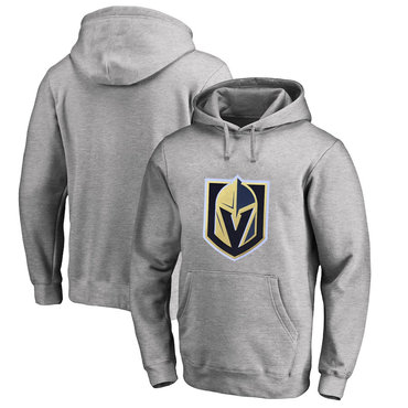 Vegas Golden Knights Gray Men's Customized All Stitched Pullover Hoodie