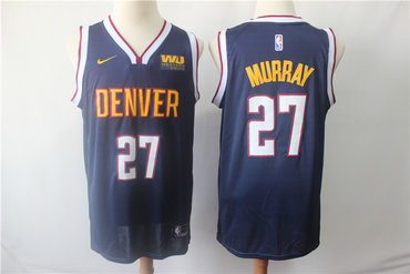 Denver Nuggets 27 Jamal Murray Navy Nike Swingman Jersey