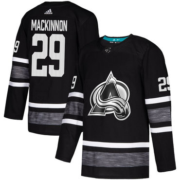 Avalanche #29 Nathan MacKinnon Black Authentic 2019 All-Star Stitched Hockey Jersey