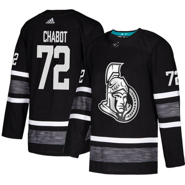 Senators #72 Thomas Chabot Black Authentic 2019 All-Star Stitched Hockey Jersey