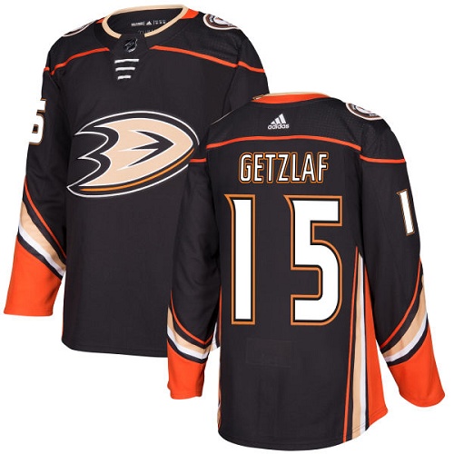 Adidas Men's Anaheim Ducks #15 Ryan Getzlaf Black Home Authentic Stitched NHL Jersey