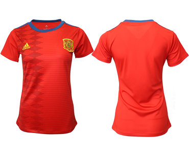 2019-20 Spain Home Women Soccer Jersey