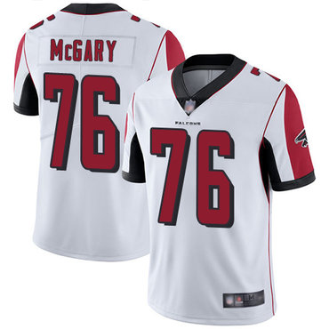 Falcons #76 Kaleb McGary White Youth Stitched Football Vapor Untouchable Limited Jersey
