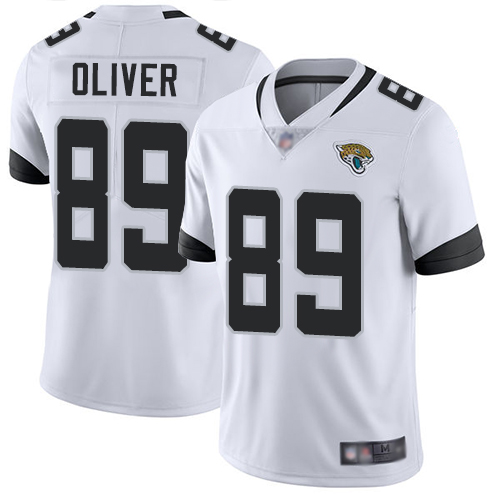 Jaguars #89 Josh Oliver White Youth Stitched Football Vapor Untouchable Limited Jersey