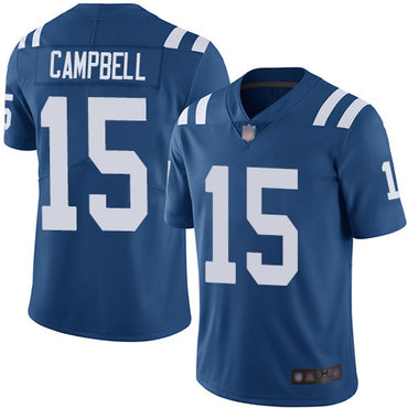 Colts #15 Parris Campbell Royal Blue Team Color Youth Stitched Football Vapor Untouchable Limited Jersey