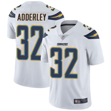 Chargers #32 Nasir Adderley White Youth Stitched Football Vapor Untouchable Limited Jersey