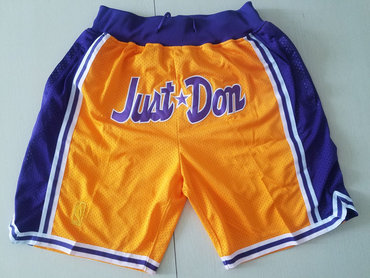 Lakers Purple Just Don Mesh Shorts