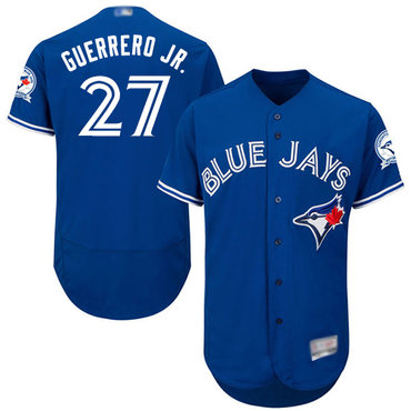 Men's Toronto Blue Jays #27 Vladimir Guerrero Jr. Blue Flexbase Authentic Collection Stitched Baseball Jersey