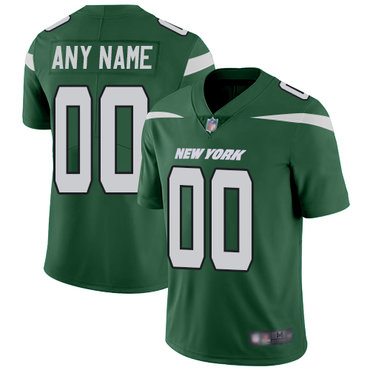 Customized New York Jets Home Jersey Youth Green Vapor Untouchable Football Limited Jersey