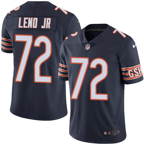 Bears #72 Charles Leno Jr Navy Blue Team Color Youth Stitched Football Vapor Untouchable Limited Jersey