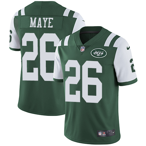 Jets #26 Marcus Maye Green Team Color Youth Stitched Football Vapor Untouchable Limited Jersey