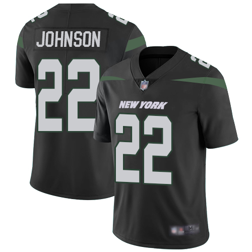 Jets #22 Trumaine Johnson Black Alternate Youth Stitched Football Vapor Untouchable Limited Jersey