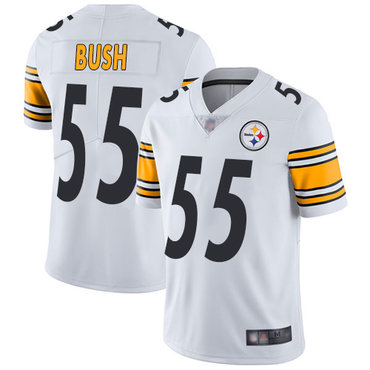 Steelers #55 Devin Bush White Youth Stitched Football Vapor Untouchable Limited Jersey