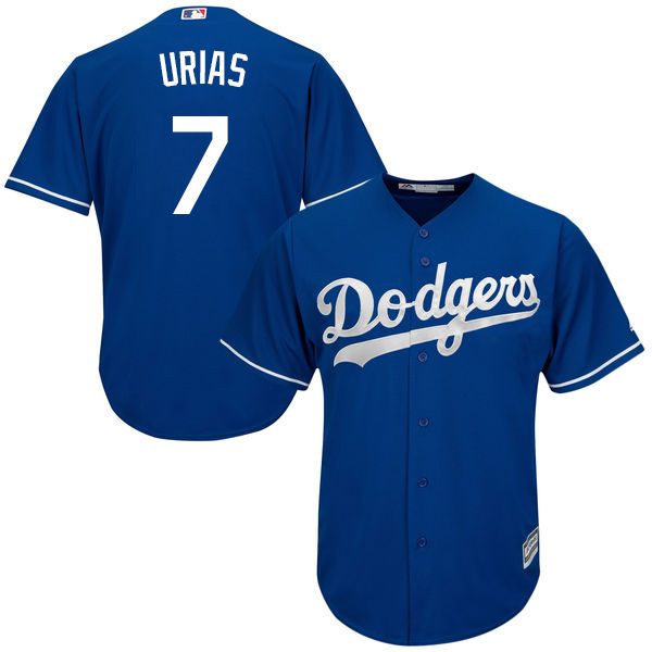 Dodgers #7 Julio Urias Blue Cool Base Stitched Youth Baseball Jersey