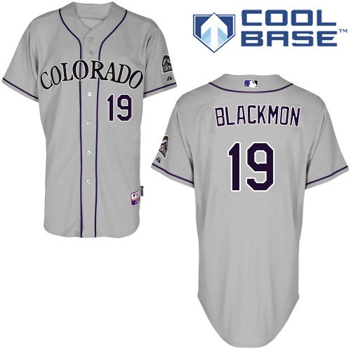 Rockies #19 Charlie Blackmon Grey Cool Base Stitched Youth Baseball Jersey