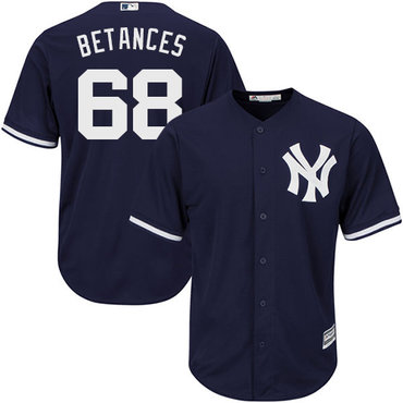 Yankees #68 Dellin Betances Navy blue Cool Base Stitched Youth Baseball Jersey