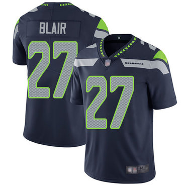 Seahawks #27 Marquise Blair Steel Blue Team Color Youth Stitched Football Vapor Untouchable Limited Jersey