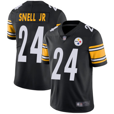 Steelers #24 Benny Snell Jr. Black Team Color Youth Stitched Football Vapor Untouchable Limited Jersey
