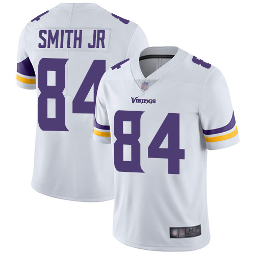 Vikings #84 Irv Smith Jr. White Youth Stitched Football Vapor Untouchable Limited Jersey
