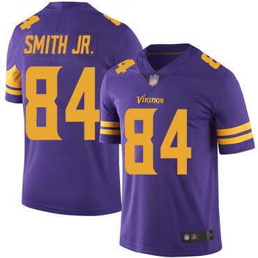 Vikings #84 Irv Smith Jr. Purple Youth Stitched Football Limited Rush Jersey