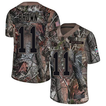 Titans #11 A.J. Brown Camo Youth Stitched Football Limited Rush Realtree Jersey