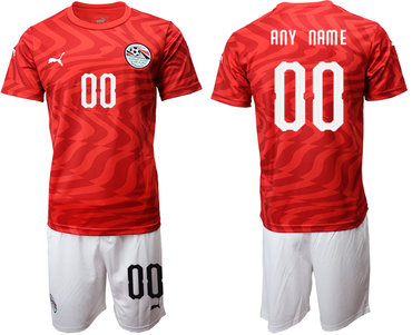 2019-20 Egypt Customized Home Soccer Jersey