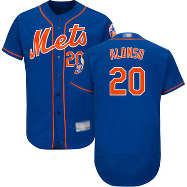Mets #20 Pete Alonso Blue Flexbase Authentic Collection Stitched Baseball Jersey