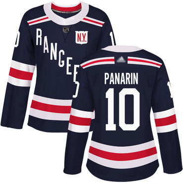 Rangers #10 Artemi Panarin Navy Blue Authentic 2018 Winter Classic Women's Stitched Hockey Jersey