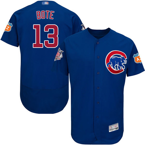 Cubs #13 David Bote Blue Flexbase Authentic Collection Stitched Baseball Jersey