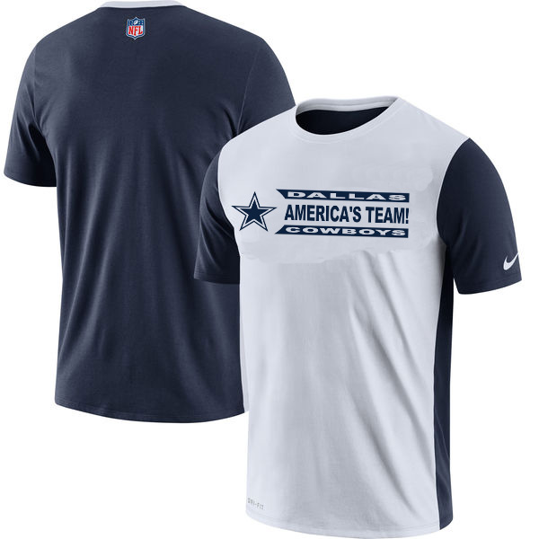 NFL Dallas Cowboys Nike Performance T Shirt White