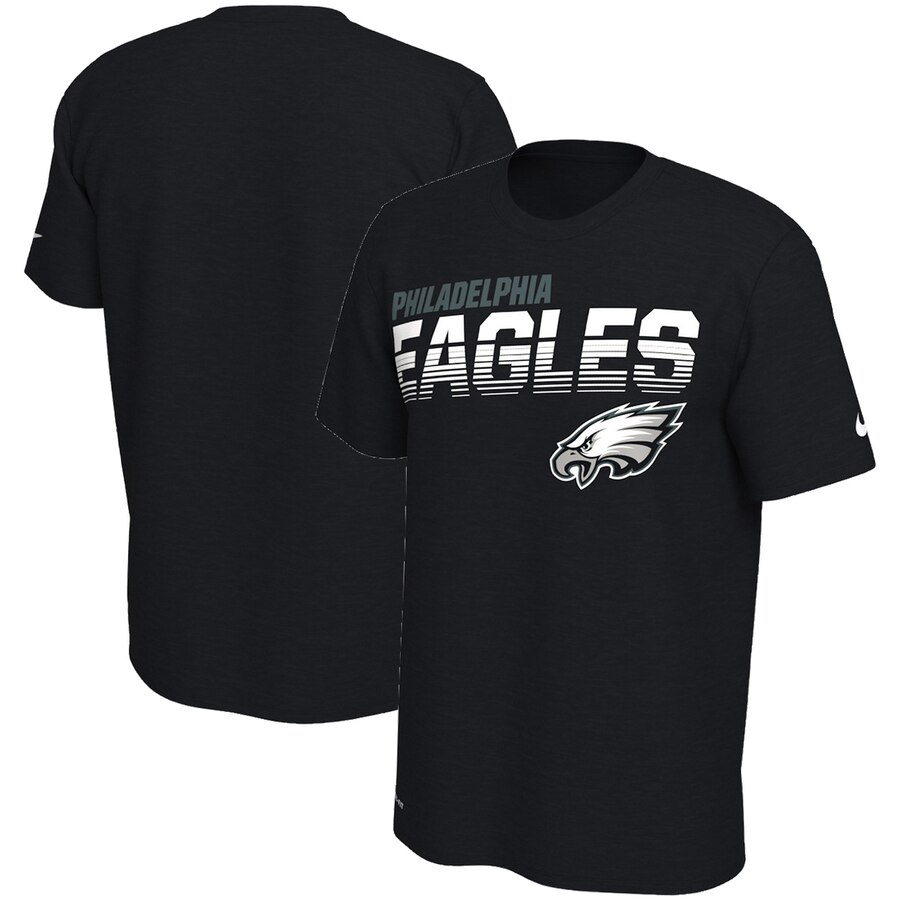 Philadelphia Eagles Nike Sideline Line of Scrimmage Legend Performance T Shirt Black