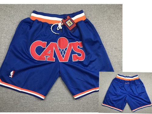 Cavaliers Blue Just Don Mesh Throwback With Pocket Shorts