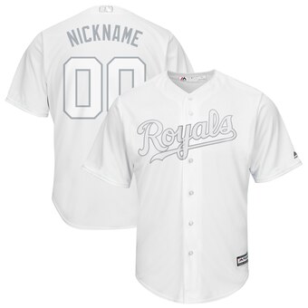 Kansas City Royals Majestic 2019 Players' Weekend Cool Base Roster Custom White Jersey