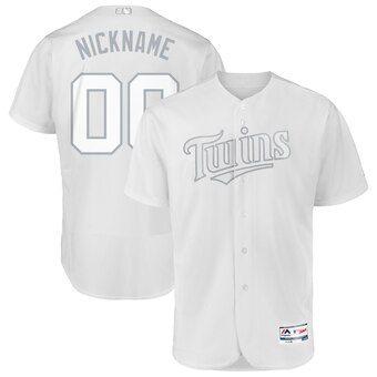 Minnesota Twins Majestic 2019 Players' Weekend Flex Base Authentic Roster Custom White Jersey