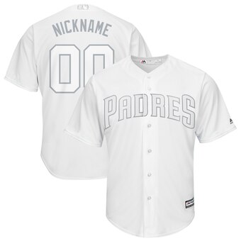 San Diego Padres Majestic 2019 Players Weekend Cool Base Roster Custom White Jersey
