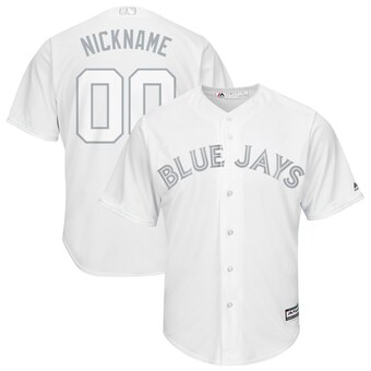 Toronto Blue Jays Majestic 2019 Players' Weekend Cool Base Roster Custom White Jersey