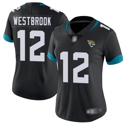 Nike Jaguars #12 Dede Westbrook Black Team Color Women's Stitched NFL Vapor Untouchable Limited Jersey